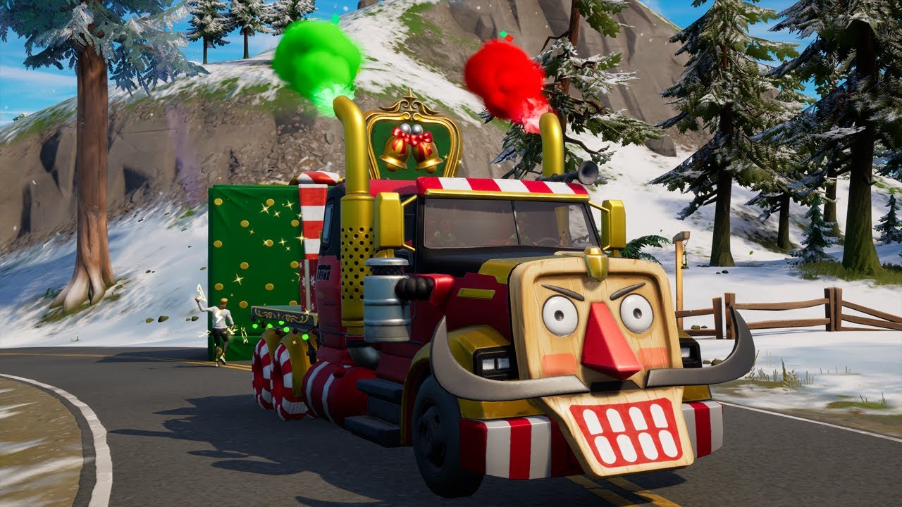 Sgt. Winter and Truck Christmas NPC Location in Fortnite! Bonaport